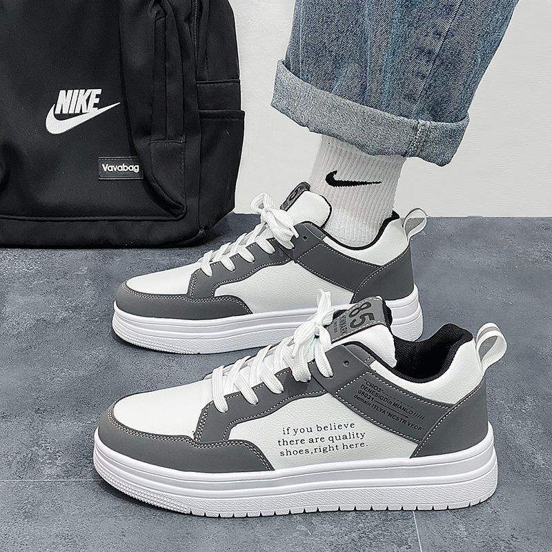 Men's shoes 2025 new winter velvet thickened warm cotton shoes sports board shoes men's student casual little white tide shoes