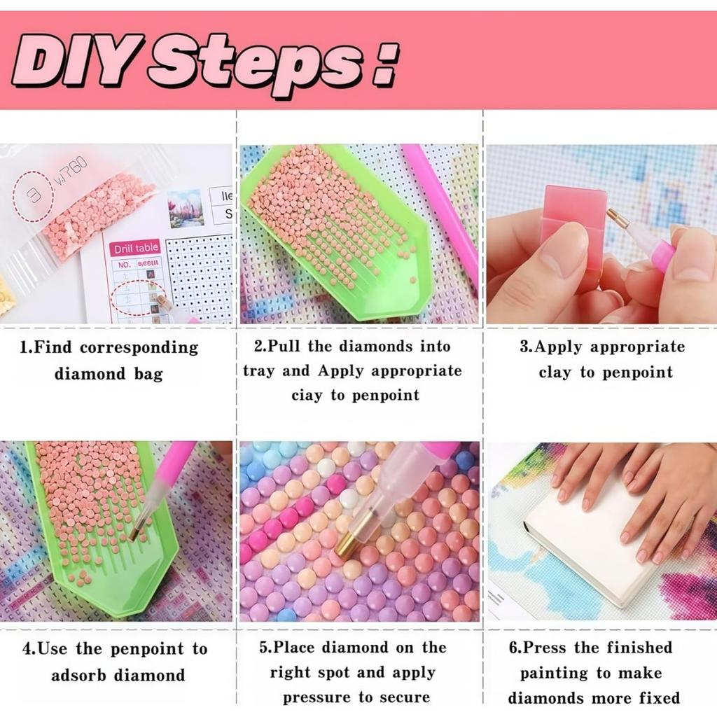 5D Flower Diamond Painting Art Piece Set DIY Full Diamond Cross Stitch Crafts and Crafts Decoration Home Wall Ornaments