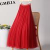 GMXIA 28 Colors Women's Fashion Casual Summer Spring Leisure Skirt