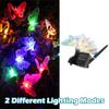 Solar String Lights 12 LED Color Butterfly Fairy Lights Waterproof 2 Modes Holiday Lights Outdoor Garden Yard Party Decoration