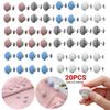 20PCS BedSheet Quilt Clip One Button Unlock Duvet Cover Fastener Clip Anti Slip Blanket Buckles Quilt Holder Fixator Grippers