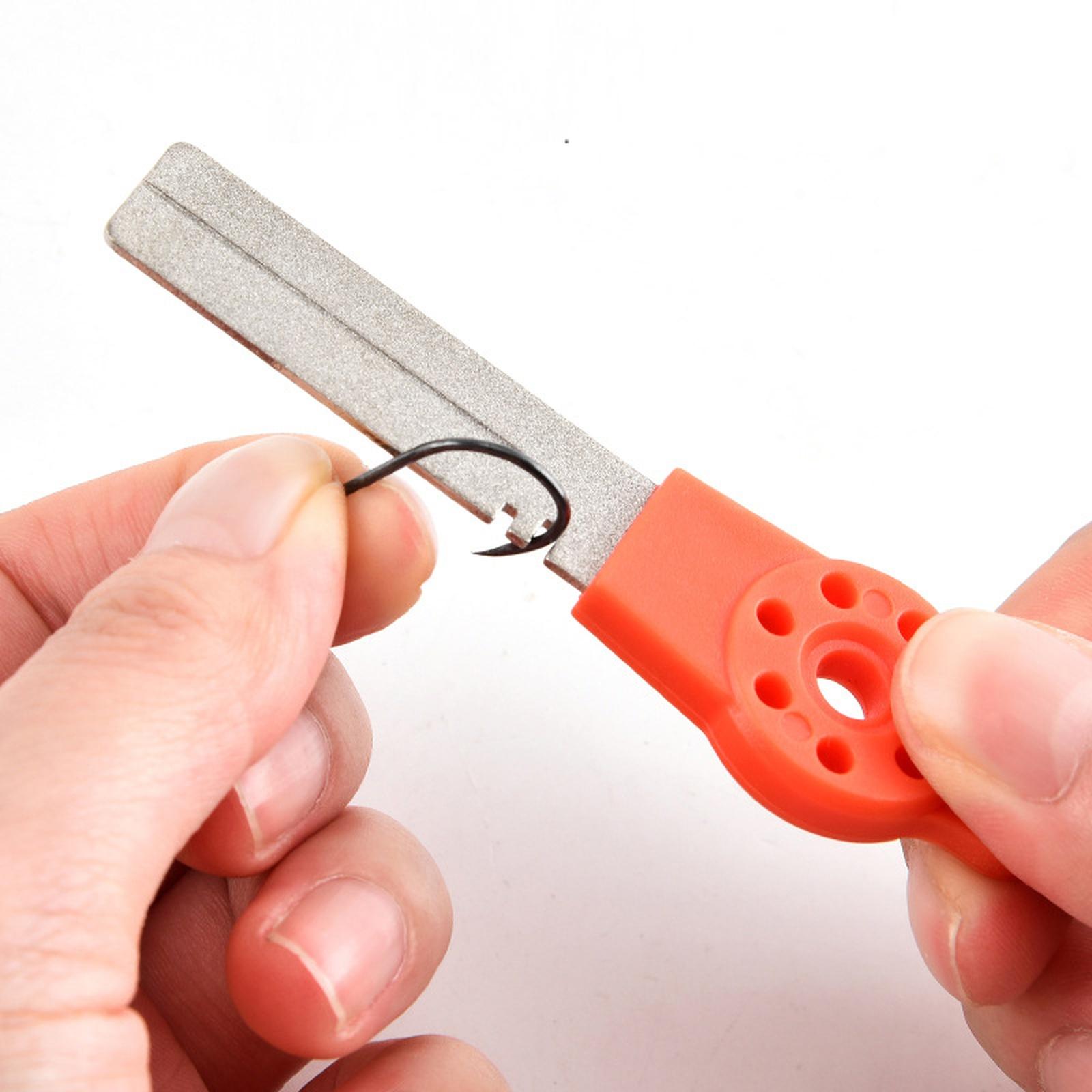 

Super Hard Diamond Fishing Hook Sharpener Stone Hook Grinding Tool Fishing Accessories one size