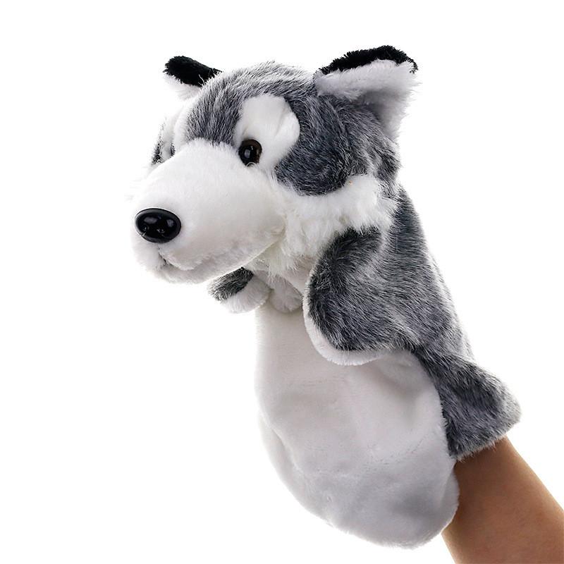 Tier Handpuppe Katze Puppen Plüsch Handpuppe Frühe Bildung Lernspielzeug Kinder Marionetten Puppen zum Geschichtenerzählen