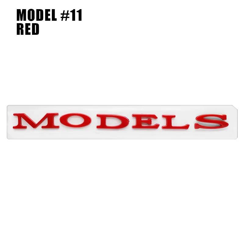 

1Pc Car Styling Logo Badge For Tesla Model 3 Model S Models Y X ABS 3D Rear Trunk Body Emblem Sticker Decal Decorate Accessories