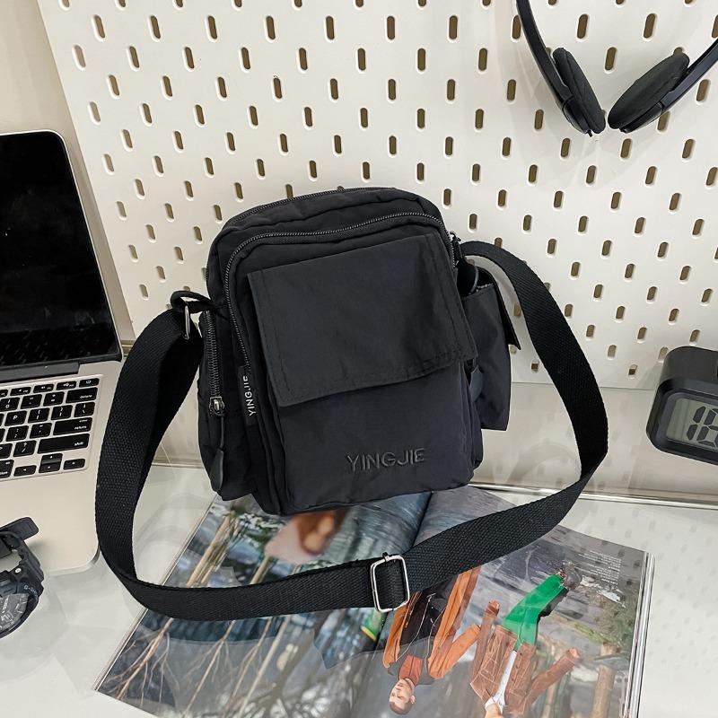 

Lightweight anti-splashing camera bag New trendy casual shoulder bag Outdoor travel messenger bag чёрный