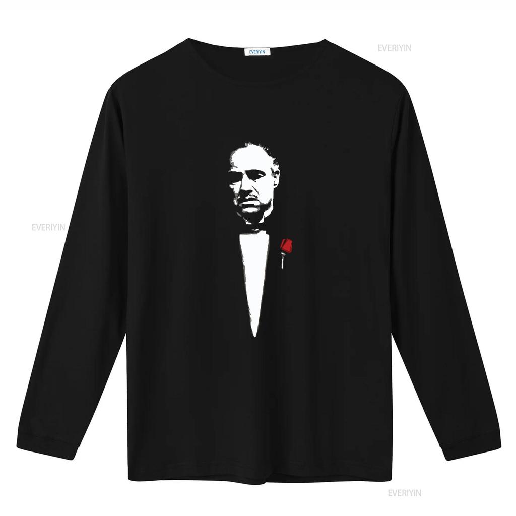 Vito Corleone Mafie Marlon Brando Kultovní Potisk Tričko pro Muže Stylový a Jedinečný Design vintage Vypraný designové oblečení