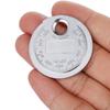 0.6-2.4mm Range Gage Gap Feeler Coin-Type Caliber Measuring Tool Spark Plug Gap Gauge Tool