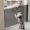 Pet Gate Indoor Retractable Stair Barrier 49 Inch Wide Childproof No Drilling Gate for Kitten Puppy House Yard Garage Patio Deck