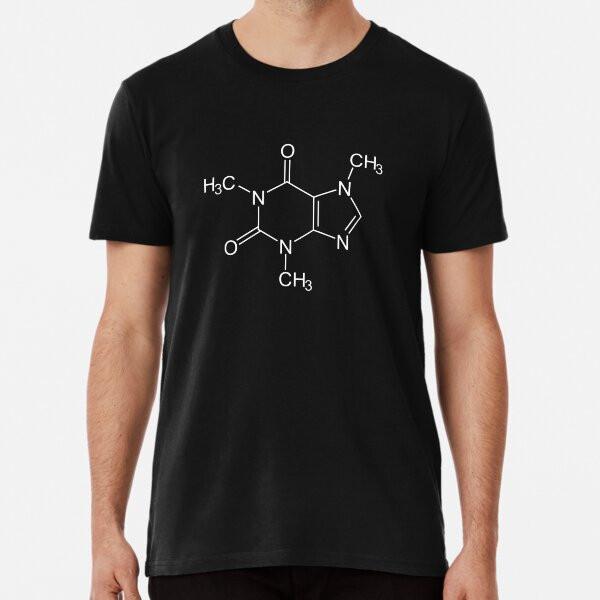 Caffeine Molecule  S to 5XL Made in the AU/USA T-Shirt