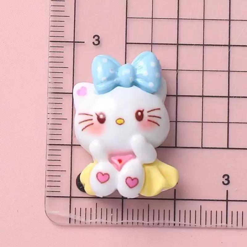 10 Pcs New Kawaii Cartoon Cute Bow Tie Pajamas For Cats Series Resin Scrapbook Diy Jewelry Gift Hairpin Accessories A143