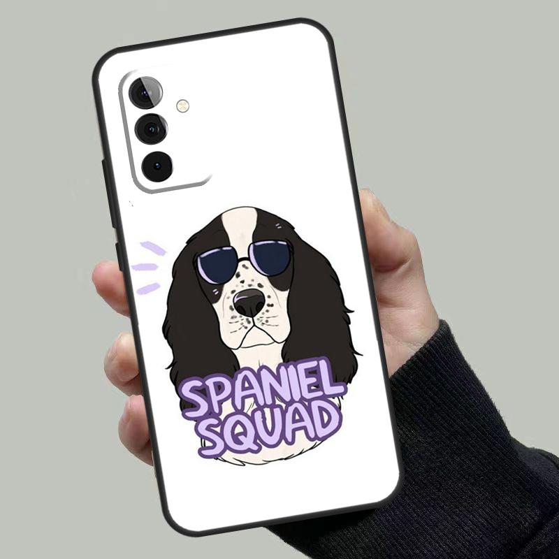 

Cartoon Cocker Spaniel Case For Samsung Galaxy A54 A53 A52 A34 A32 A72 A13 A23 A14 A33 A12 A22 A71 A51 Phone Cover Samsung A71 4G