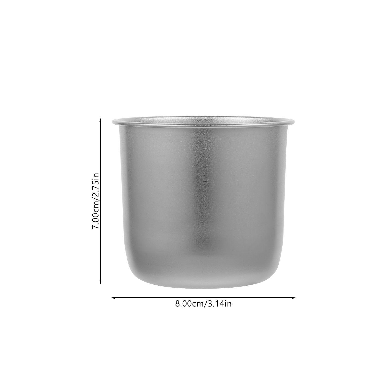 Stainless Steel Rice Measuring Cup Kitchen Measuring Cup Baking Cooking Holder Food-Grade Non-Stick Scaled Container серебряный