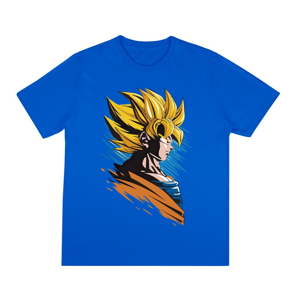 Dragon Ball Anime Saiyan Son Goku Men Women Summer T-shirt Harajuku Retro Short Sleeve Loose Oversized Casual Comfort Y2k Top