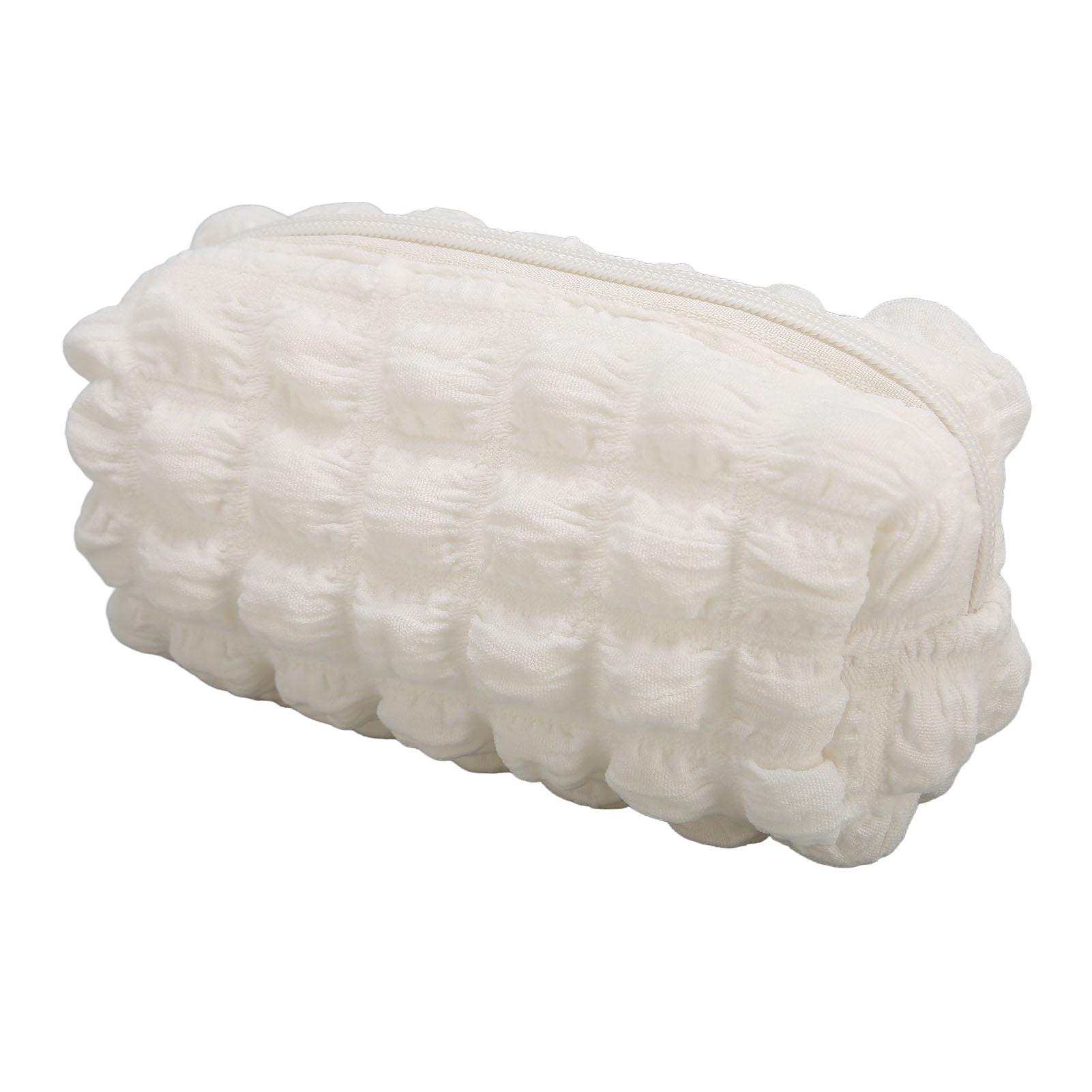 

Косметичка большой емкости, портативная, на молнии, мягкая пуховая дорожная косметичка, сумка для кисточки, помады