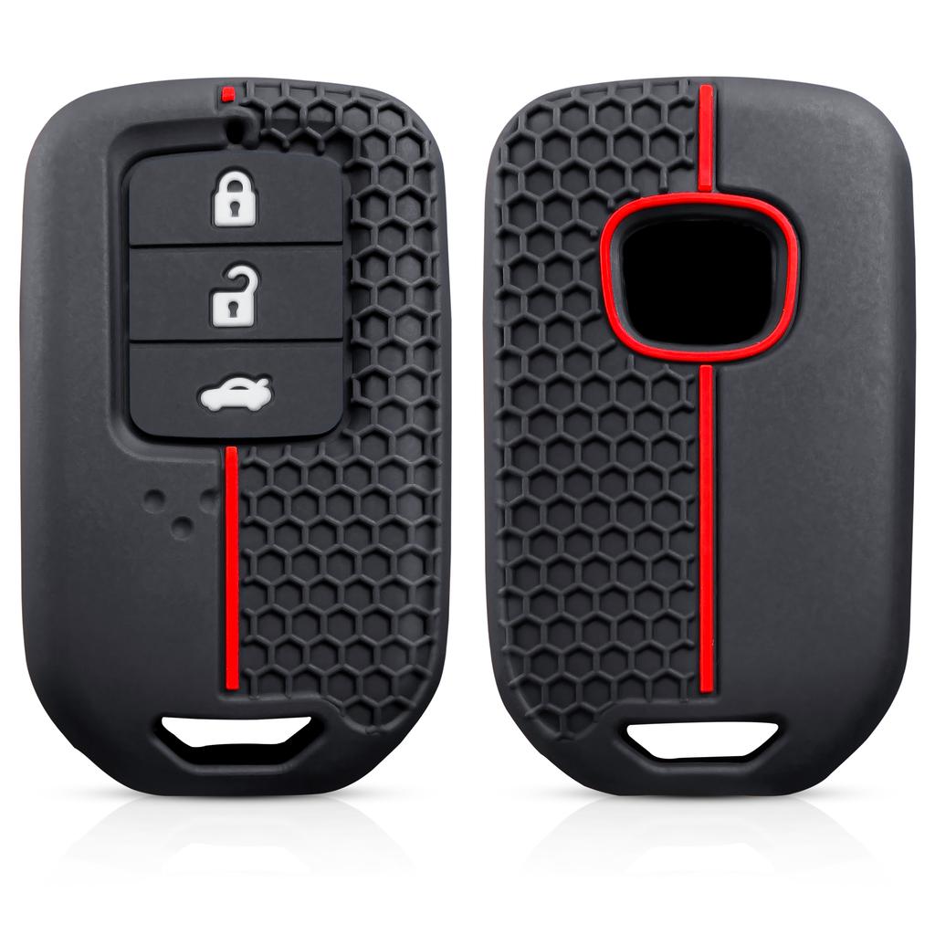 Silicone Key Case Holder for Honda SRV 2021 CR-V Civic 4d 2015 2016 2017 Inspire Key Cover 3Button Remote Smart Case for Keys
