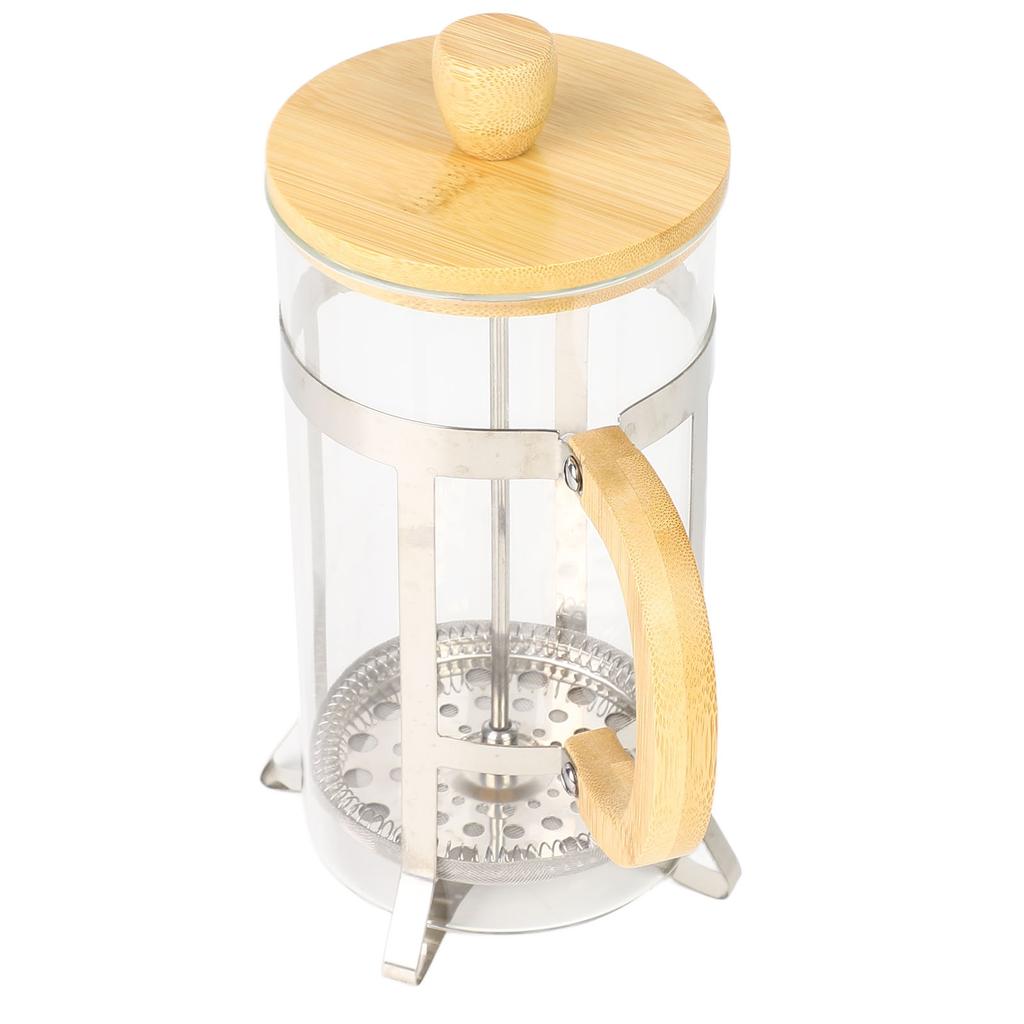 French Press Pot Professional Food Grade Heat Resistant High Borosilicate Glass Coffee Pot for Home Restaurant 1000ml