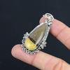 Natural Septarian Gemstone Pendant 925 Sterling Silver Indian Jewelry For Girls