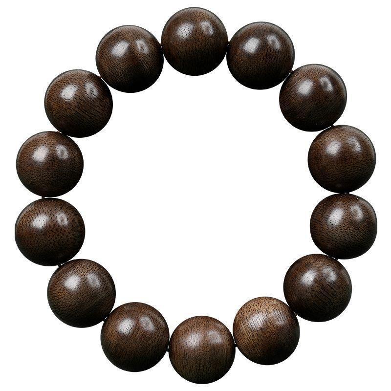 New Brunei Soft Silk Agarwood Bracelet for Men and Women, Buddhist Prayer Beads, Antique Natural Wood Bracelet, Authentic