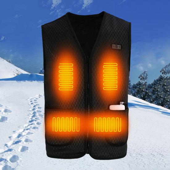 

Нагревательный жилет, 8 нагревательных зон энергосбережения, теплый жилет без рукавов с электрическим подогревом, куртка, тепловой жилет, мужской