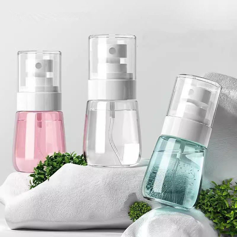 

Дорожный флакон-распылитель сверхтонкого распыления для увлажняющих и спиртовых растворов, портативный и многоразовый. Transparent bottle 30ml