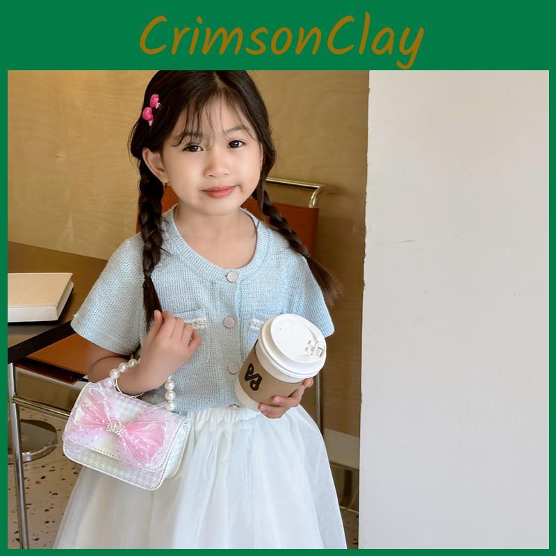 Charming Colorful Childrens Handbag With Fashionable Chain Strap For Everyday Use