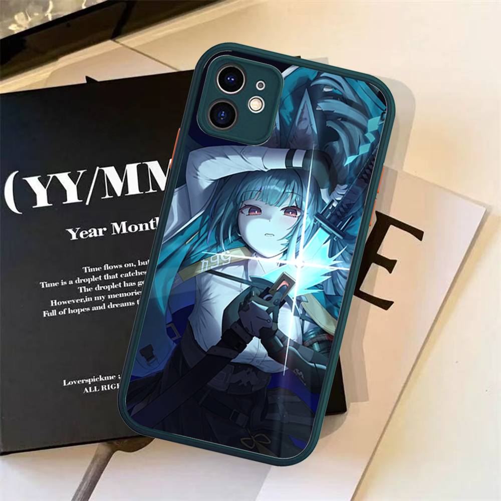 Hoshimi Miyabi ZZZ Phone Cases for iPhone 16 15 14 Plus 13 12 11 Pro Max Matte oft Bumper Phone Cover