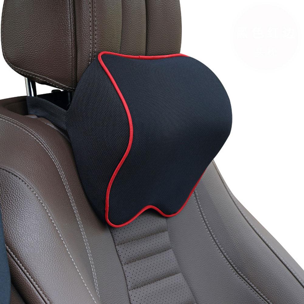 Universal Car Headrest Neck Pillow Softness Memory Foam Support Head Rest Protector Breathable Neck Cushion Automobiles Interior