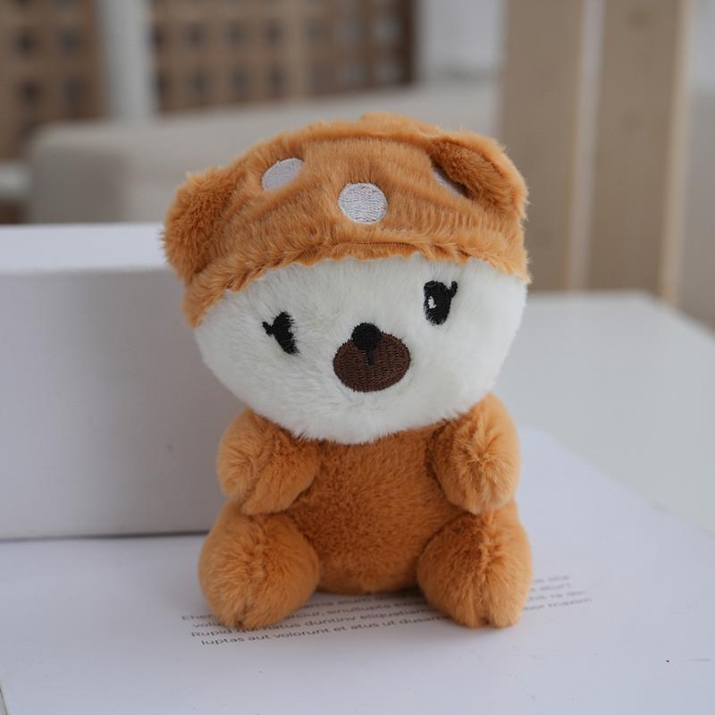 Plush Mushroom Adorable Stuffed Animal Keyring For Bag Accessories Charm