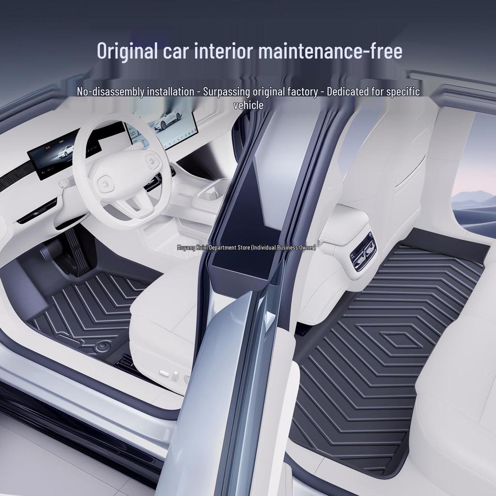 26-Changan CS75 PLUS TPE Floor Mats: 4th Gen Fully Enclosed Interior Upgrade by Kui Xi