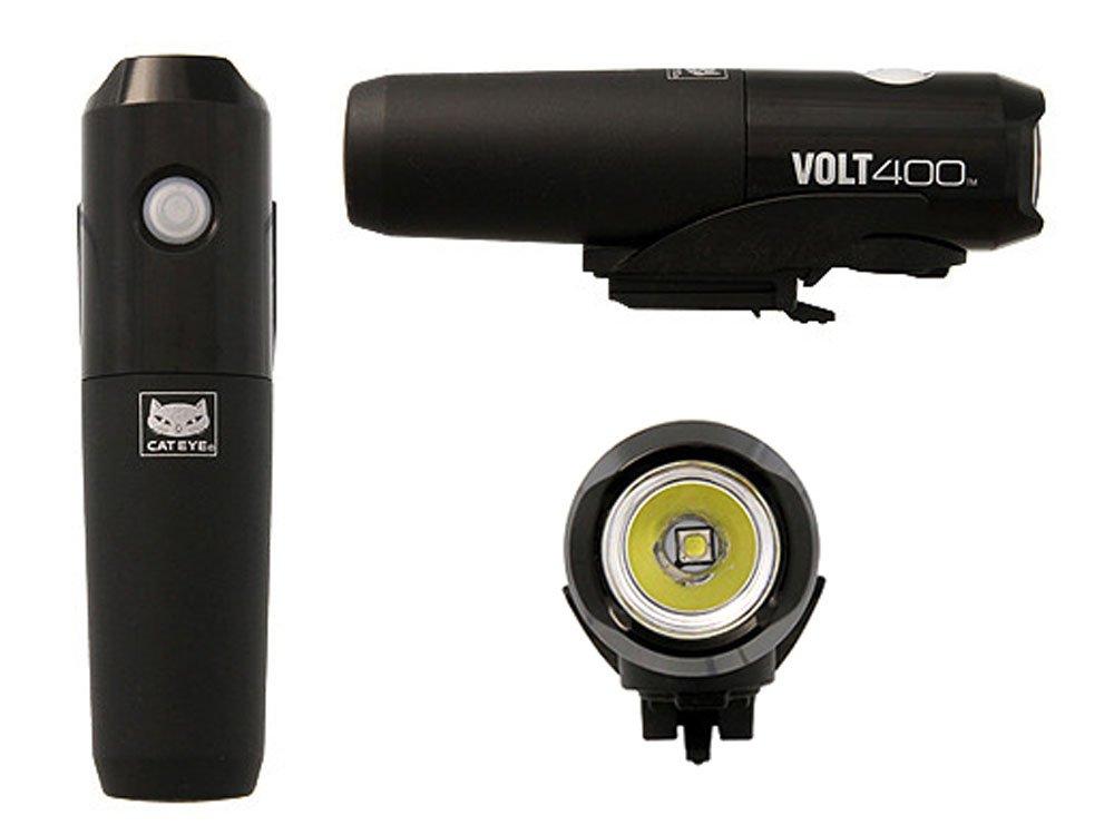 CAT EYE LED Headlight VOLT400 USB Rechargeable HL-EL461RC Front_left