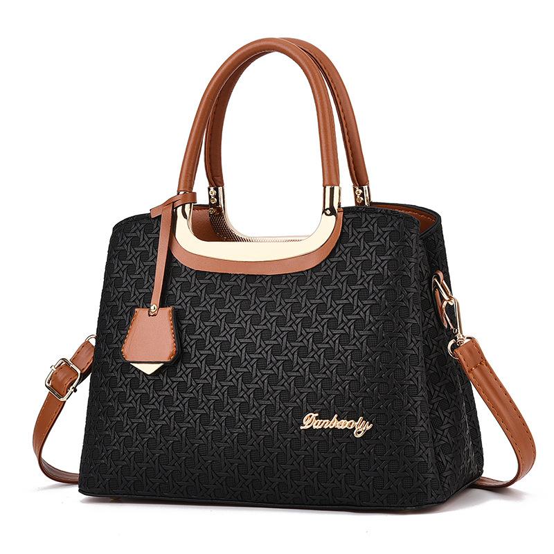 Lady Mother Bag New Multi-layer Handbag with Large Capacity Middle-aged Mother-in-law Single Shoulder Crossbody Bag Woman