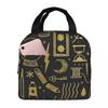Curiosities Bone Skull Insulated Lunch Bag for Women Office Cooler Thermal Food Box Tote Portable Lunch Boxes Container