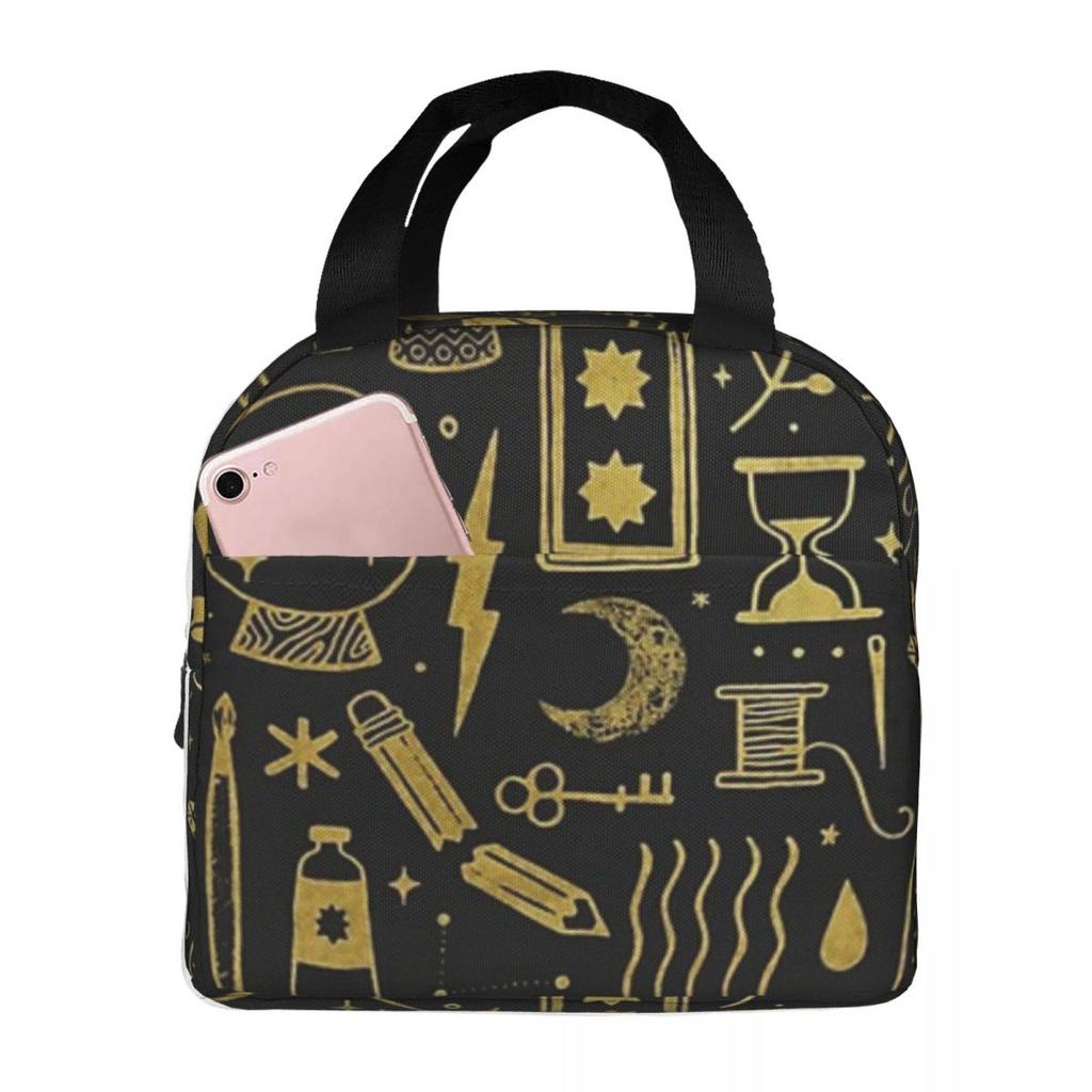 Curiosities Bone Skull Insulated Lunch Bag for Women Office Cooler Thermal Food Box Tote Portable Lunch Boxes Container