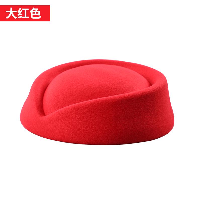 Ladies Flight Attendant Hat Diy Stewardess Hat Women Air Cap Cosplay Hostess Airline Costume Pillboxwom Stage Performance Hat