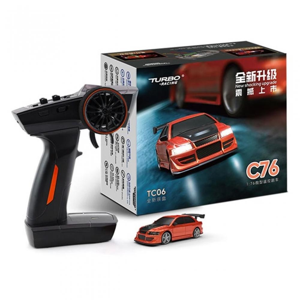 Hitec 1 76 C76 Red On Road Car