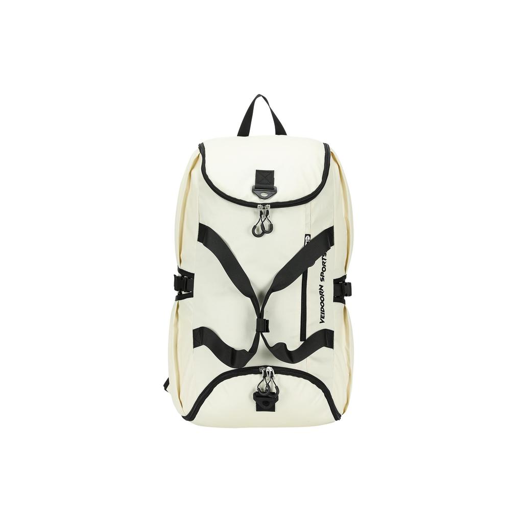 VEIDOORN Polyester 3 in 1 Backpack Handbag Large Unisex Black VDBBSHY