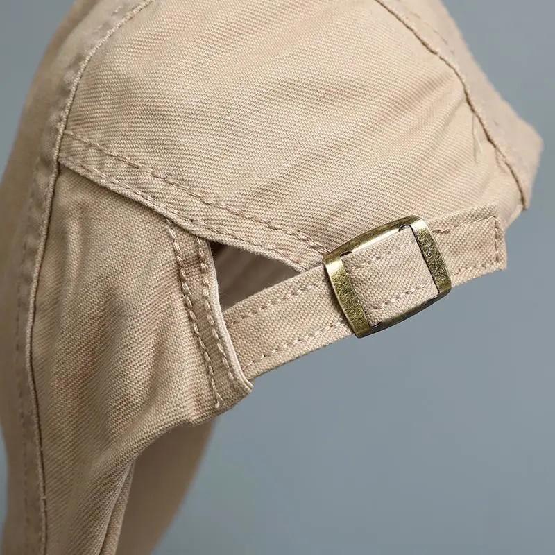 Middle-aged and Elderly Hats Men's Peaked Caps Spring and Autumn Old Hats Dad Hats Travel Forward Hats Summer Elderly Hats