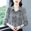 Elegantní dámská košile s dlouhým rukávem jaro podzim volný střih zeštíhlující halenka stylový mladistvý trendy top