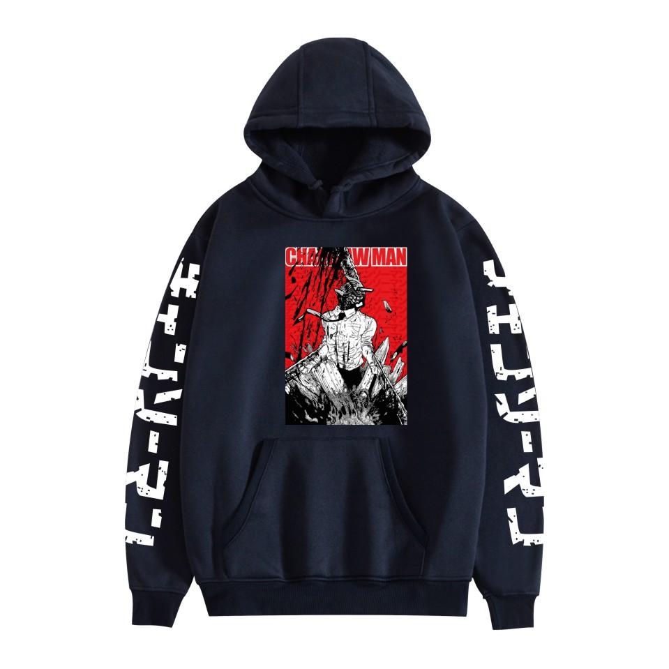 Chainsaw Man Anime Men Women Hoodies Autumn Casual Pullover Hoodie Fashion Sweatshirts Hip Hop Sweatshirt Clothes