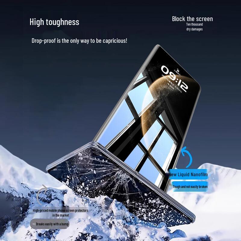 Hanno Hydrogel Skjermbeskytter for Huawei Fold-telefoner (2-pakning, Rask påføring)