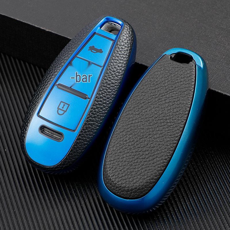 Kompatibelt nyckelskydd i läder för Suzuki Beidouxing Liana A6/X5 och Swift