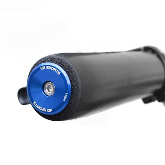 1 Pair High Strength Simple Installation Wear-resistant Handlebar Stopper Bicycle Grip Bar Plug End Hat Bike Accessories