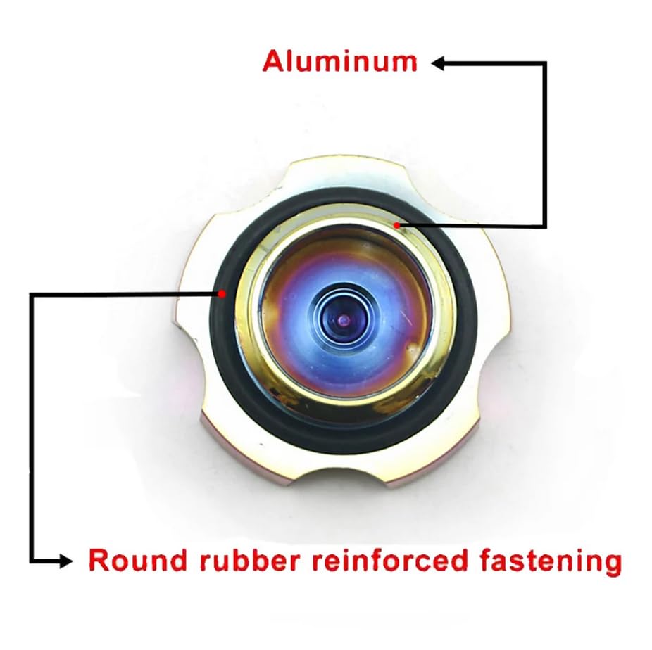 Silver STi Aluminum Filler Cap for Subaru WRX Impreza Legacy Forester Exiga