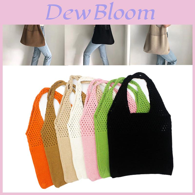 Women's Knitted Shoulder Bag Large Tote Shopping Handbags Travel Gift
