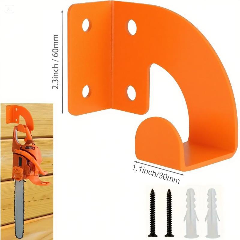 

Hot Sale Chainsaw Wall Mount Heavy Duty Chainsaw Hanger Wall Mount Organizer Metal Rack Tool Storage For Workshop Garage Garden помаранчевий