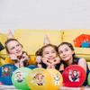 Disney 8 Adesivos de Quebra-Cabeça Congelante Face Maker Crie Seu Próprio Elsa Olaf Anna Adesivos de Quebra-Cabeça de Montagem DIY