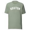 BOSTON *MONSTER GREEN* UNISEX T-SHIRT m. geschwungener Schrift FENWAY BASEBALL NEU