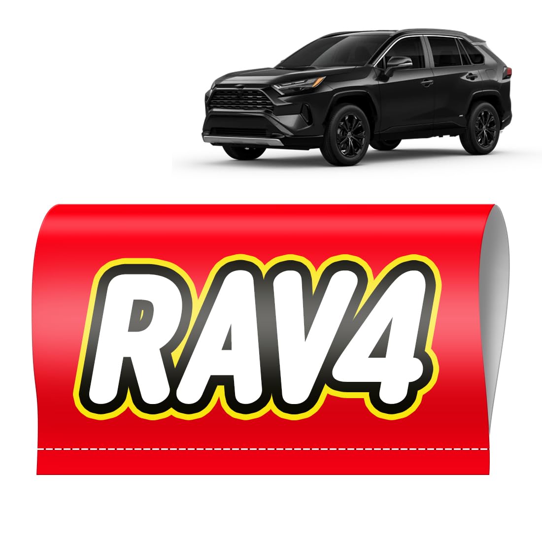 

OutLife New RAV4 All Series Compatible Decal Redesigned Enhances Increases and Increases High Strong 3D No Integrated Adds a Special Easy Installation