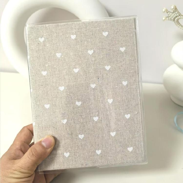 Stylish Fabric 6Inch Photo Album Capacity for 100 Photos Simple To Use 6inch Picture Album Storage Postcards Book
