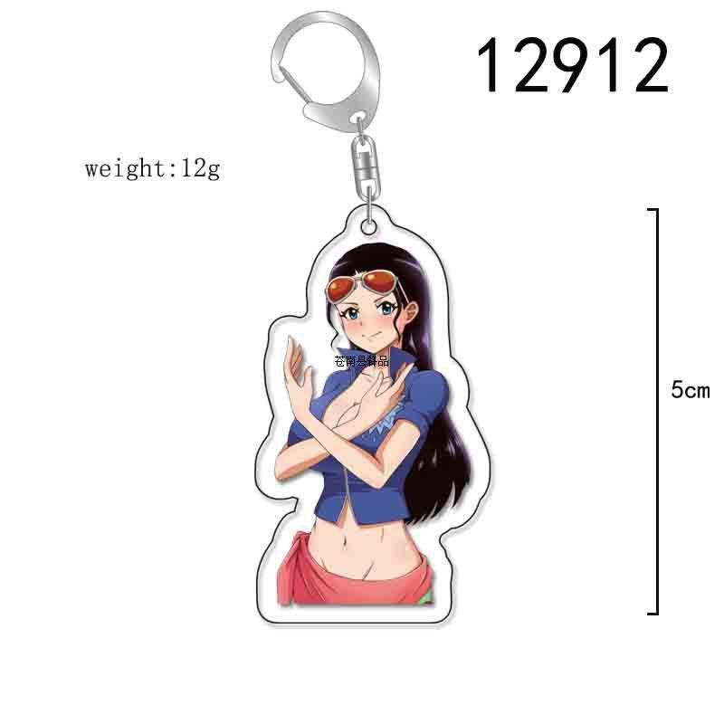 Anime/Cartoon One Piece Keychain/Acrylic Keychain - Luffy, Zoro Acrylic Keychain/Cartoon Keychain Gift